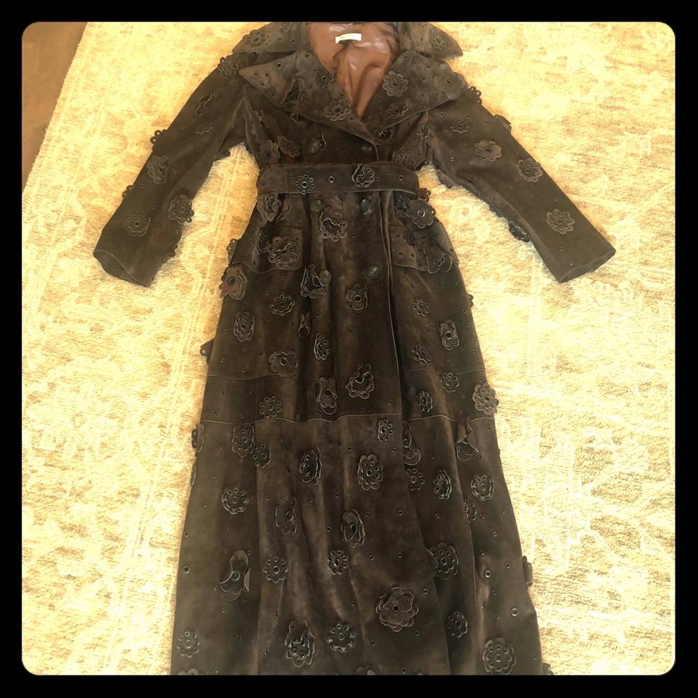Vintage Prada Suede Coat